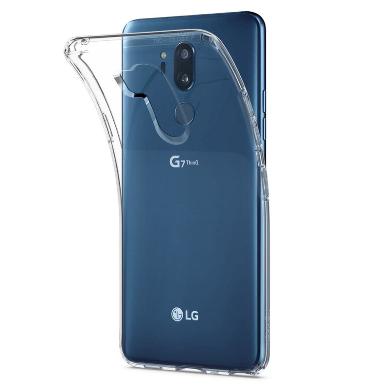 Bumper LG G7 ThinQ Spigen Liquid Crystal - Clear