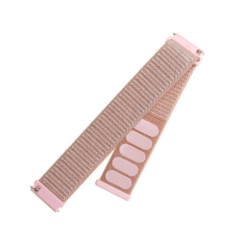 Curea Samsung Galaxy Watch FE Fixed Nylon Strap, roz auriu
