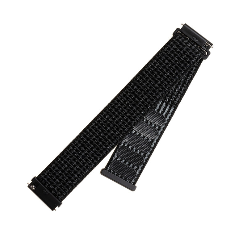 Curea idealStore Saphir Fixed Nylon Strap, negru mat