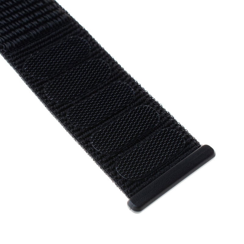 Curea Apple Watch 8 45mm Fixed Nylon Strap, negru