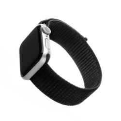 Curea Apple Watch SE 40mm Fixed Nylon Strap, negru