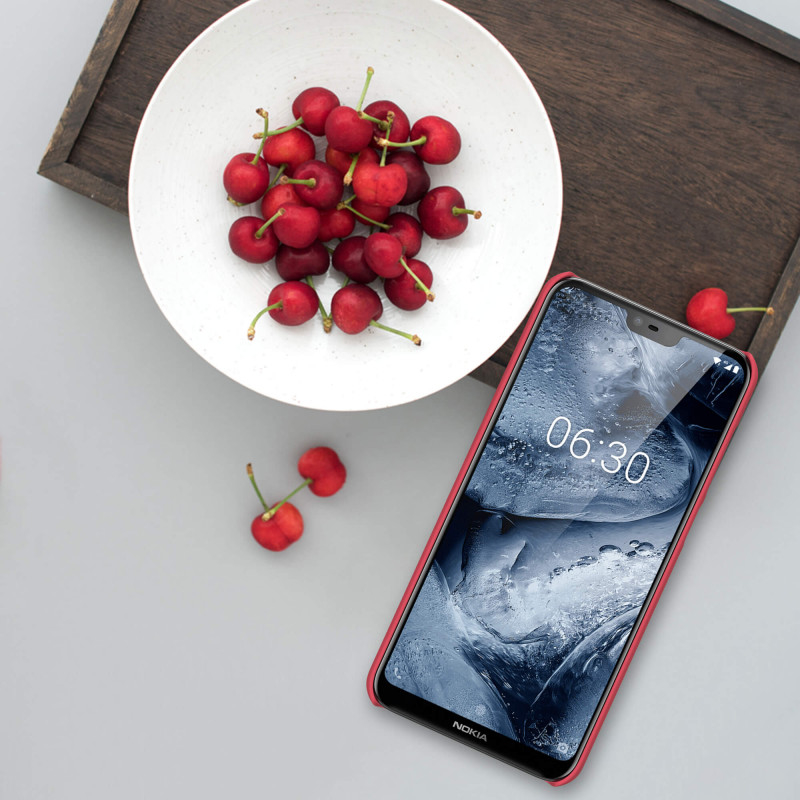 Husa Nokia X6 2018 Nillkin Frosted Red
