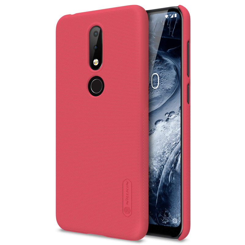 Husa Nokia X6 2018 Nillkin Frosted Red