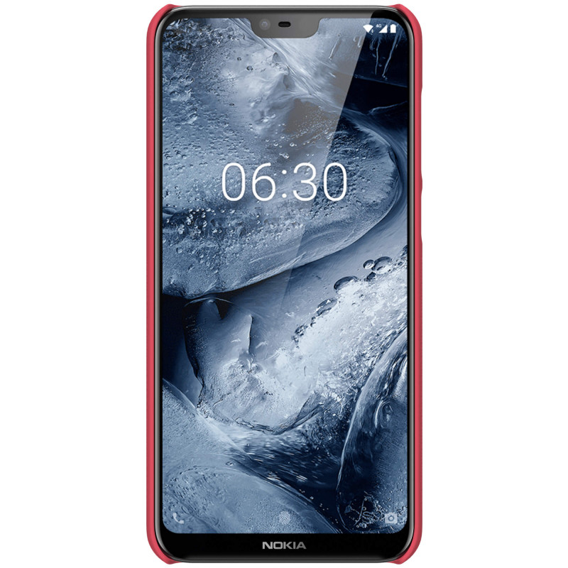 Husa Nokia X6 2018 Nillkin Frosted Red