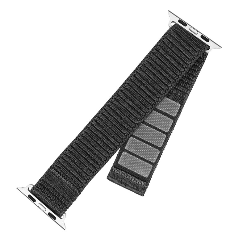 Curea Apple Watch 10 42mm Fixed Nylon Sporty Strap, gri