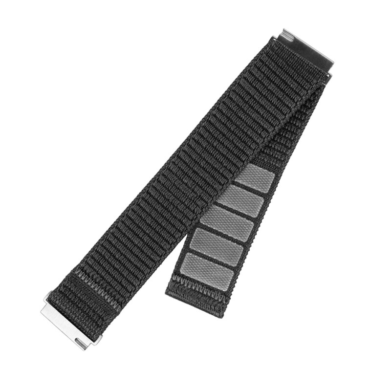 Curea Ceas 22 mm Fixed Nylon Strap, gri