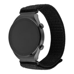 Curea Samsung Galaxy Watch4 Classic 42mm Fixed Nylon Strap, negru