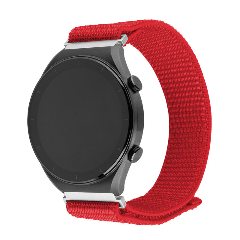 Curea Amazfit Bip 3 Pro Fixed Nylon Strap, rosu