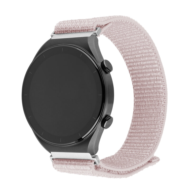 Curea Mobvoi TicWatch GTH Pro Fixed Nylon Strap, roz auriu