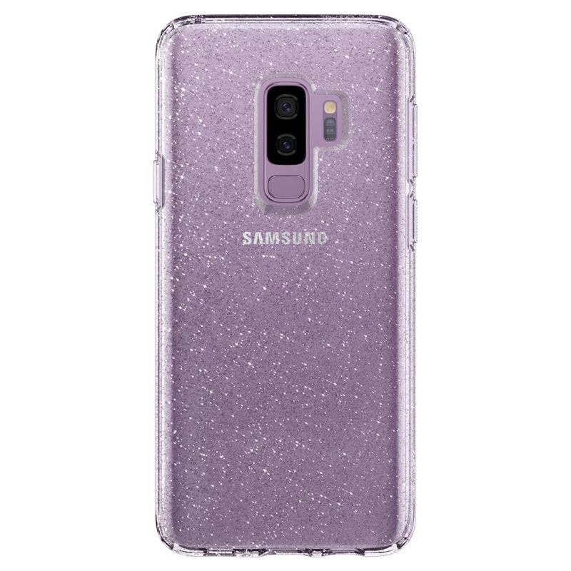 Husa Samsung Galaxy S9 Plus Spigen Liquid Crystal Glitter - Crystal Quartz