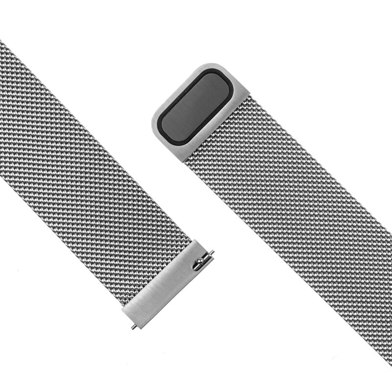 Curea Huawei Watch GT 2 Porsche Design Fixed Mesh Strap, argintiu