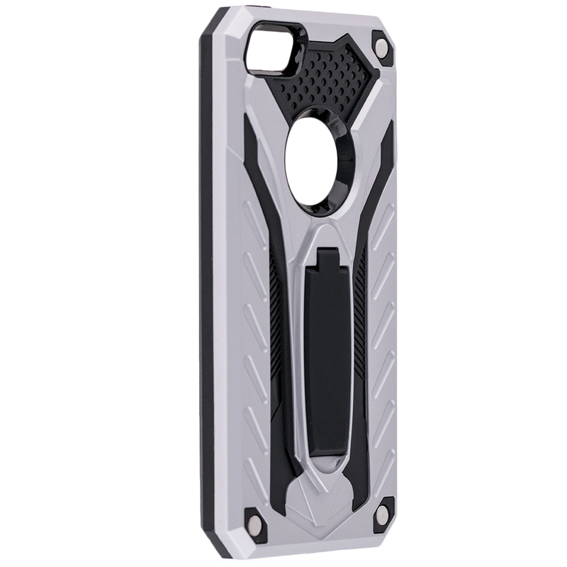 Carcasa iPhone 5 / 5s / SE Phantom Dual Layer - Silver