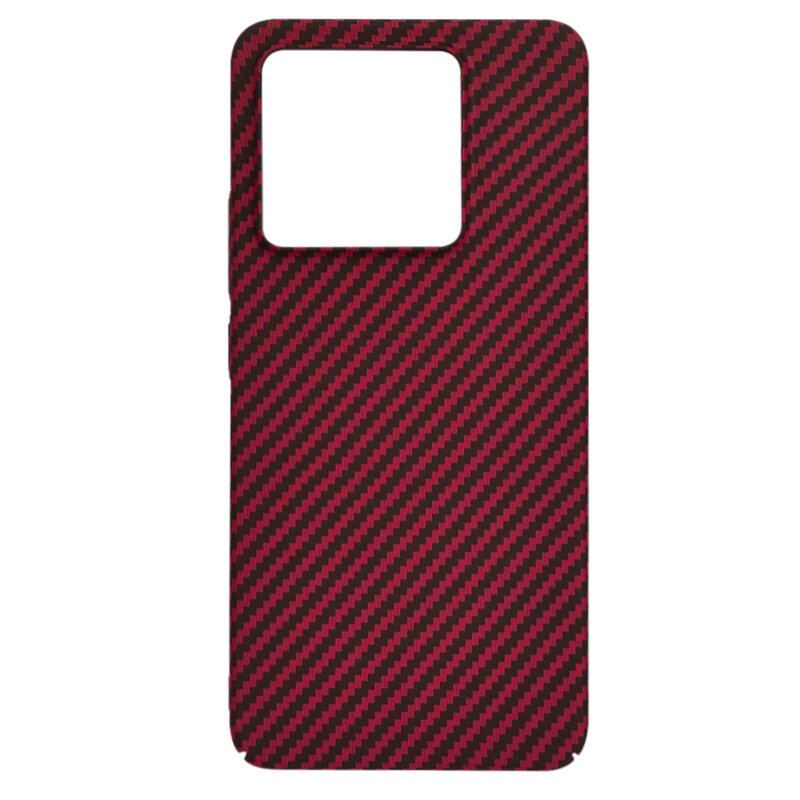 Husa Xiaomi 14T Techsuit Carbonite FiberShell, rosu
