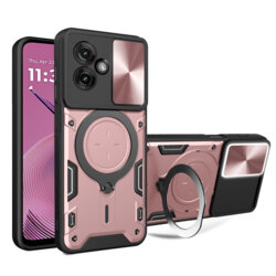 Husa Motorola Moto G55 Techsuit CamGuard Pro, roz auriu