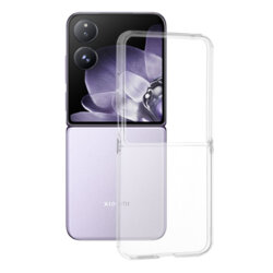 Husa Xiaomi Mix Flip Techsuit Clear Silicone, transparenta