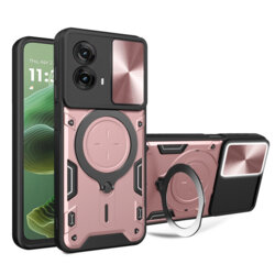 Husa Motorola Moto G35 Techsuit CamGuard Pro, roz auriu