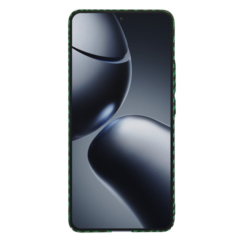 Husa Xiaomi 14T Pro Techsuit Carbonite FiberShell, verde