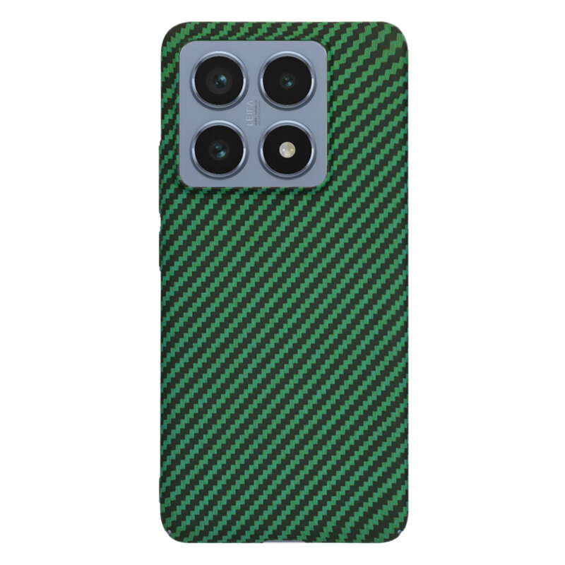 Husa Xiaomi 14T Pro Techsuit Carbonite FiberShell, verde