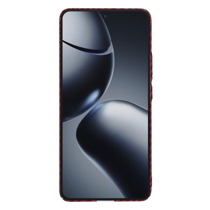 Husa Xiaomi 14T Pro Techsuit Carbonite FiberShell, rosu
