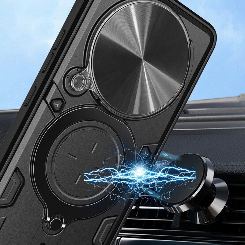 Husa Xiaomi Redmi 14C Techsuit CamGuard Pro, negru