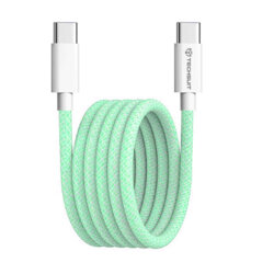 Cablu Super Fast Charging tip C PD60W Techsuit, 1m, verde