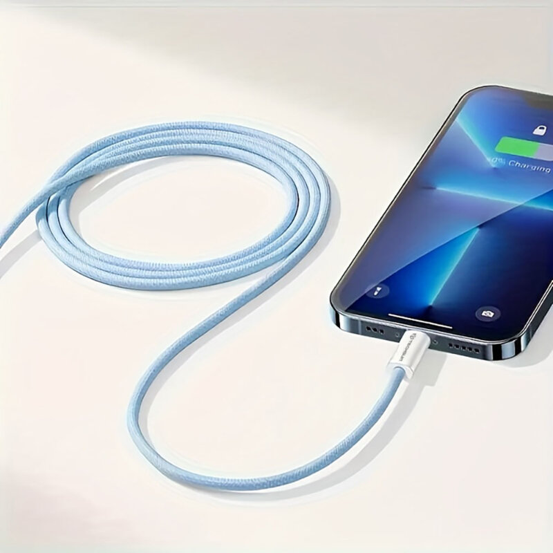 Cablu Super Fast Charging tip C PD60W Techsuit, 1m, roz