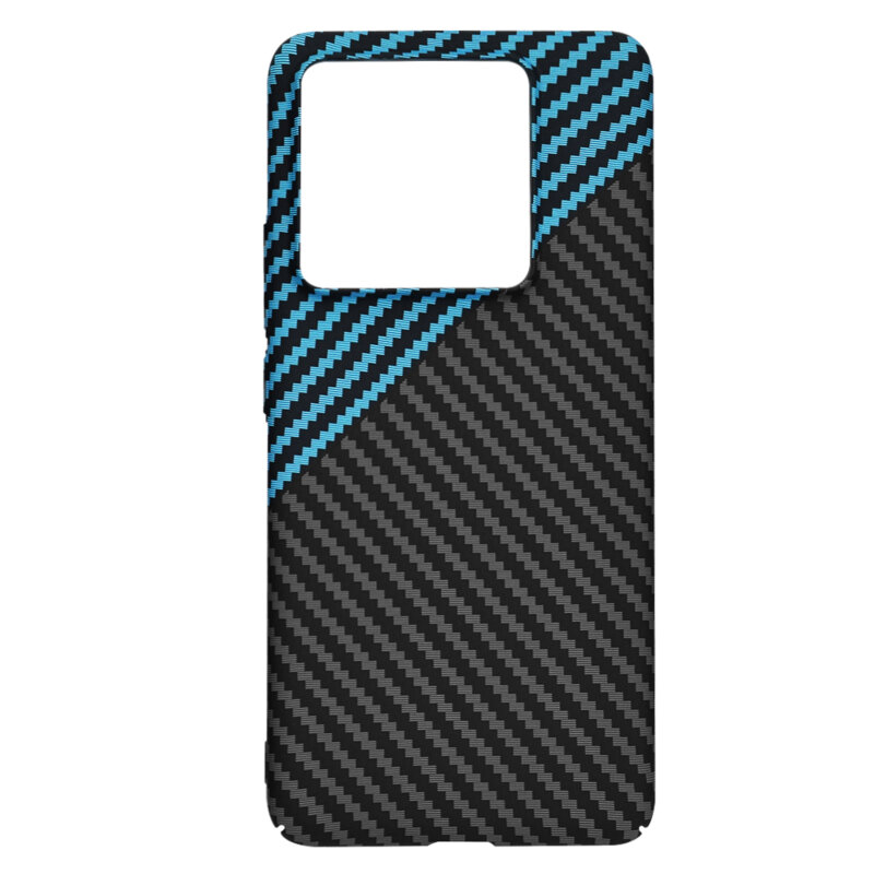 Husa Xiaomi 14T Pro Techsuit Carbonite FiberShell, bleu
