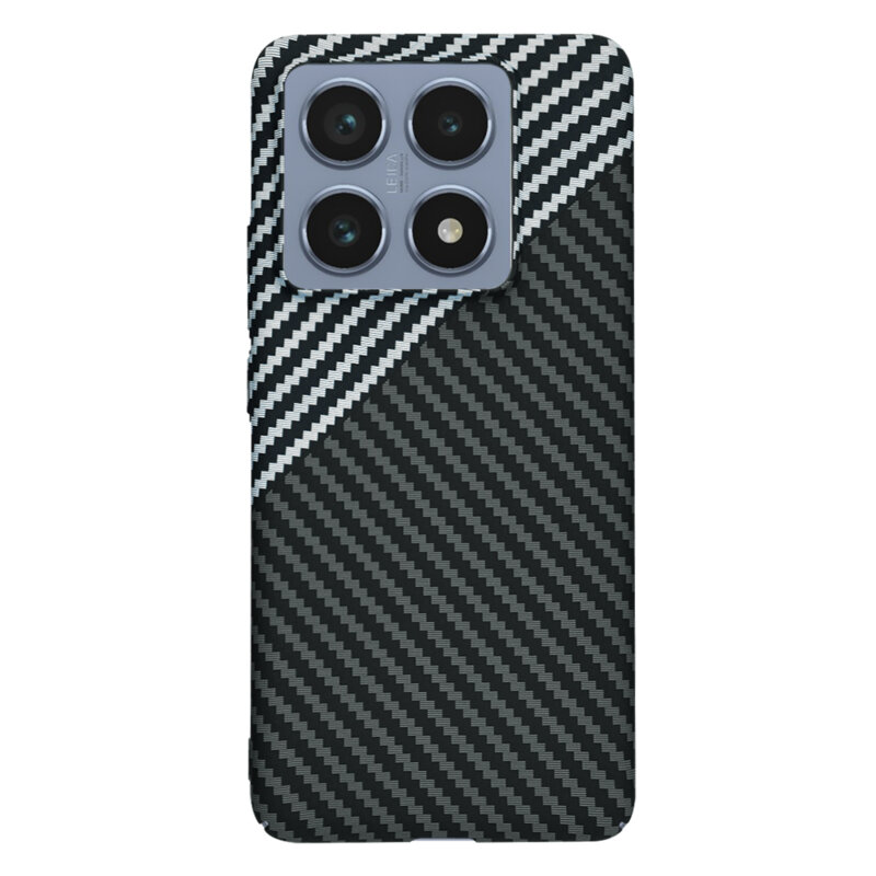 Husa Xiaomi 14T Pro Techsuit Carbonite FiberShell, gri