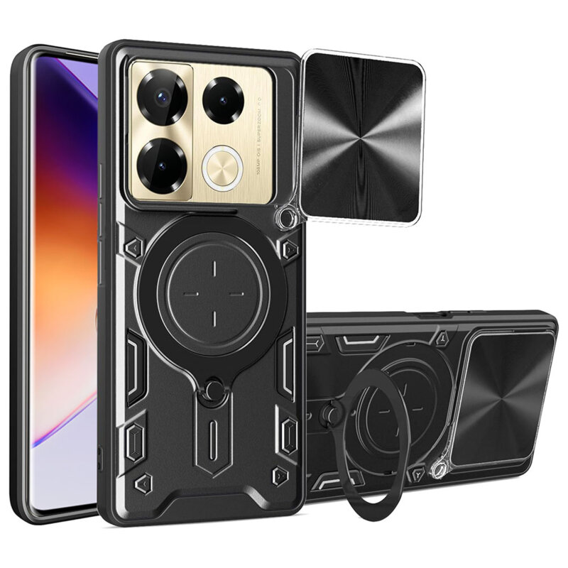 Husa Infinix Note 40 Pro+ Techsuit CamGuard Pro, negru