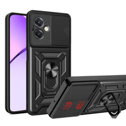 Husa Oppo A60 5G protectie camera Techsuit CamShield Series, negru