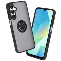 Husa Samsung Galaxy A16 5G Techsuit Glinth cu inel suport stand magnetic, negru