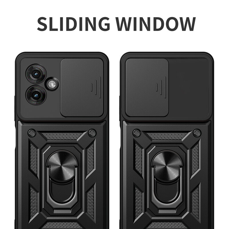 Husa Motorola Moto G55 protectie camera Techsuit CamShield Series, roz