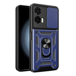 Husa Motorola Moto G35 protectie camera Techsuit CamShield Series, albastru