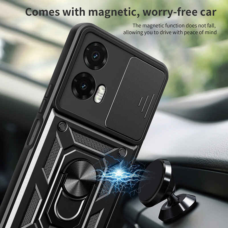 Husa Motorola Moto G35 protectie camera Techsuit CamShield Series, roz