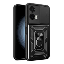 Husa Motorola Moto G35 protectie camera Techsuit CamShield Series, negru