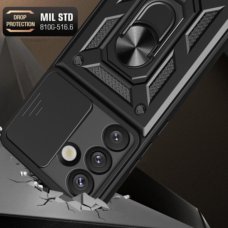 Husa Samsung Galaxy S25 protectie camera Techsuit CamShield Series, roz