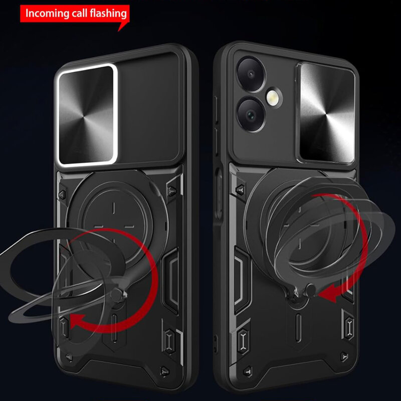 Husa Honor X7c Techsuit CamGuard Pro, rosu