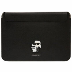 Husa laptop 14 inch Guess magnet, negru, KLCS14SAKCPMK