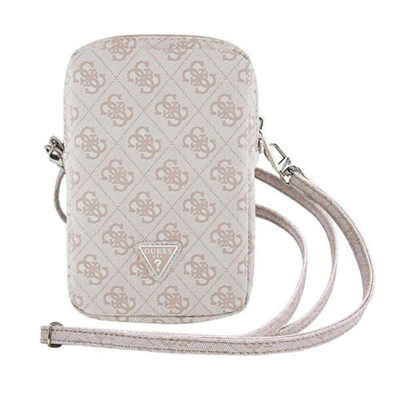 Geanta Guess dama pentru telefon cu fermoar, roz, GUWBZP4GFTSP