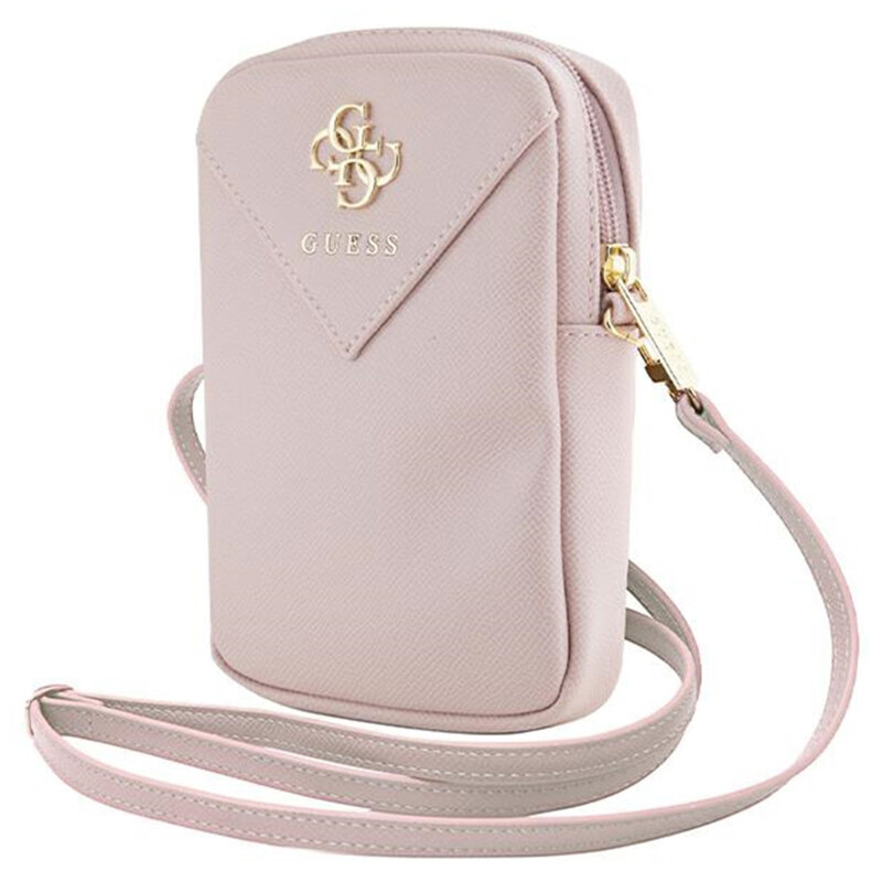 Geanta Guess originala pentru telefon, roz, GUWBZPGSTEGP