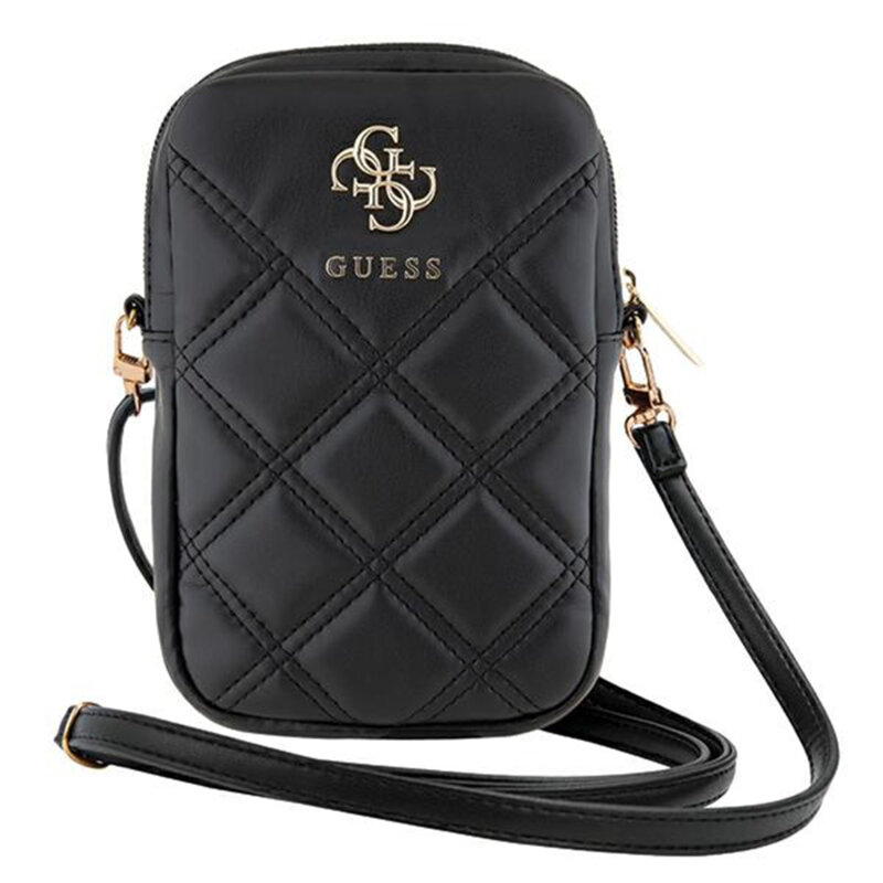 Geanta Guess dama pentru telefon, negru, GUWBZPSQSSGK