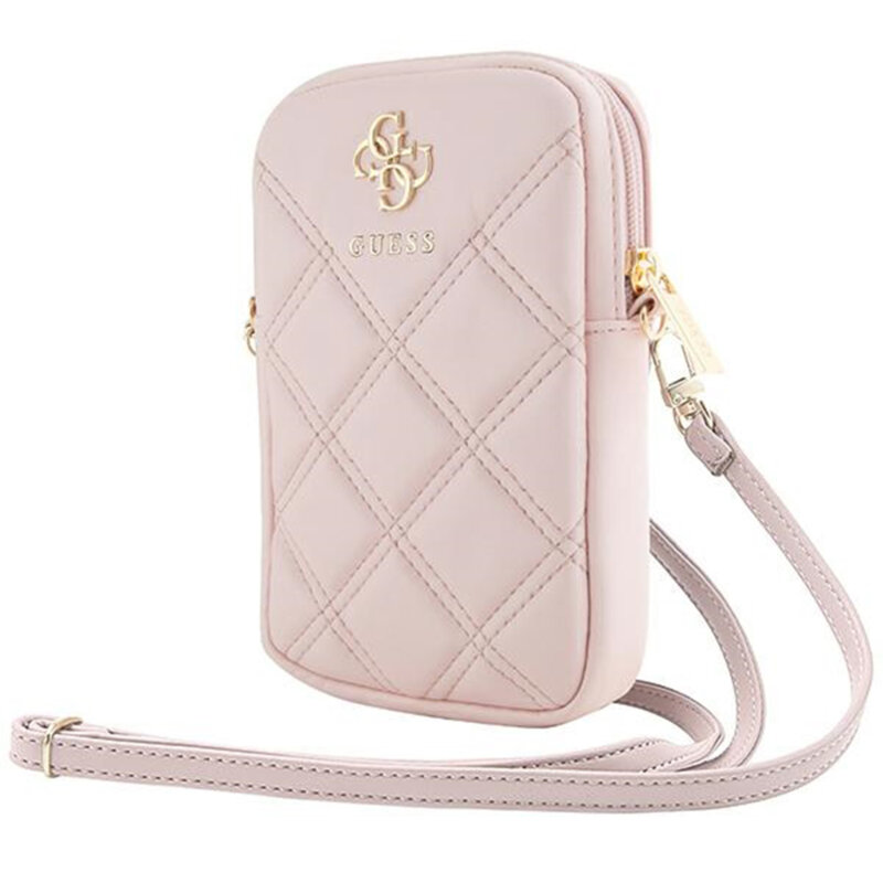 Gentuta Guess dama pentru telefon, roz, GUWBZPSQSSGP