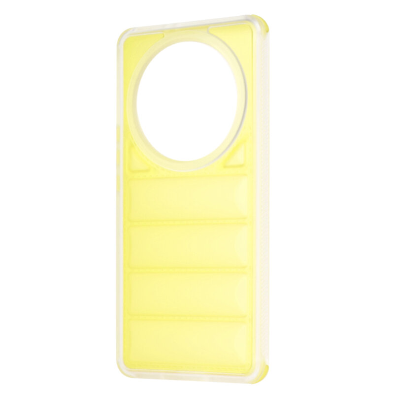 Husa Honor Magic5 Lite Techsuit Wave Shield, galben