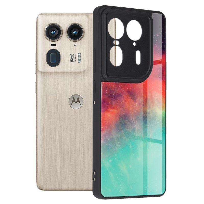 Husa Motorola Edge 50 Ultra Techsuit Glaze, Fiery Ocean