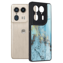 Husa Motorola Edge 50 Ultra Techsuit Glaze, Blue Ocean