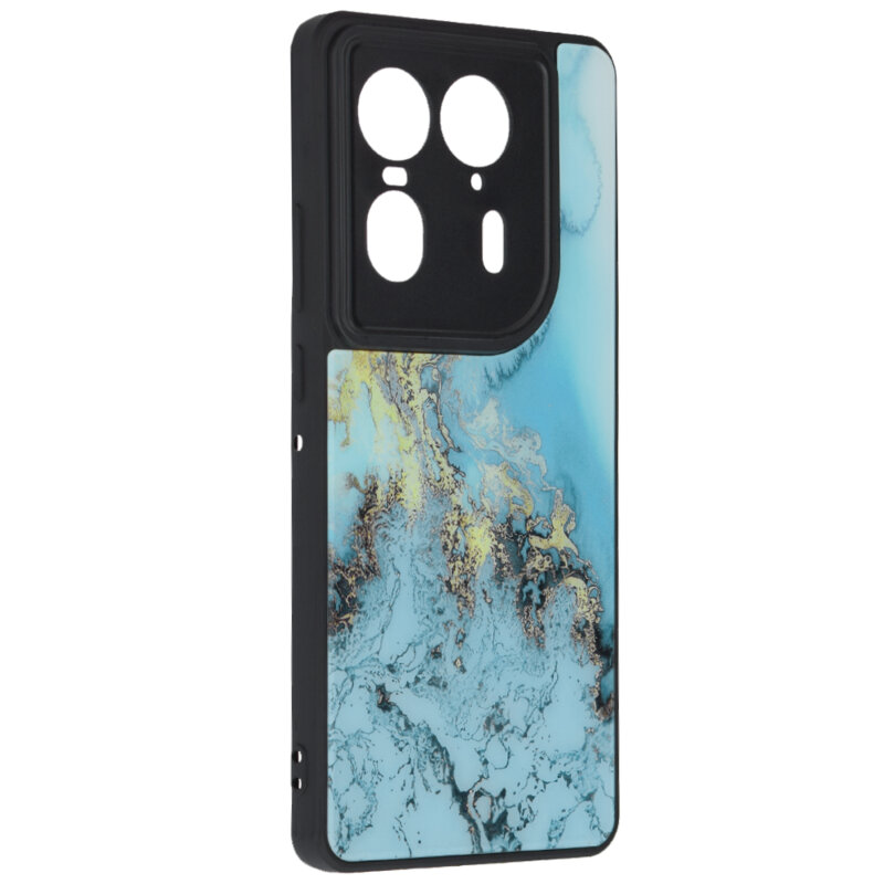 Husa Motorola Edge 50 Ultra Techsuit Glaze, Blue Ocean