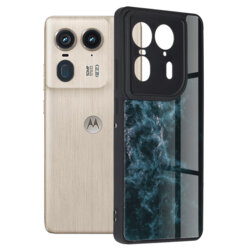Husa Motorola Edge 50 Ultra Techsuit Glaze, Blue Nebula