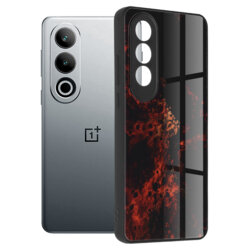 Husa OnePlus Nord CE4 Techsuit Glaze, Red Nebula