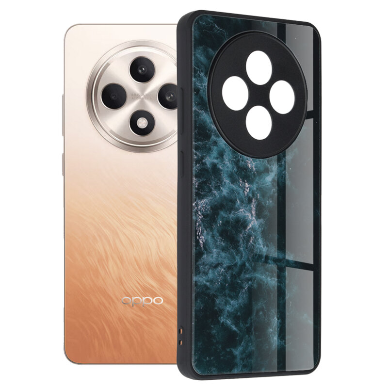 Husa Oppo Reno12 FS Techsuit Glaze, Blue Nebula