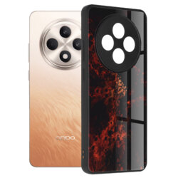 Husa Oppo Reno12 F 5G Techsuit Glaze, Red Nebula